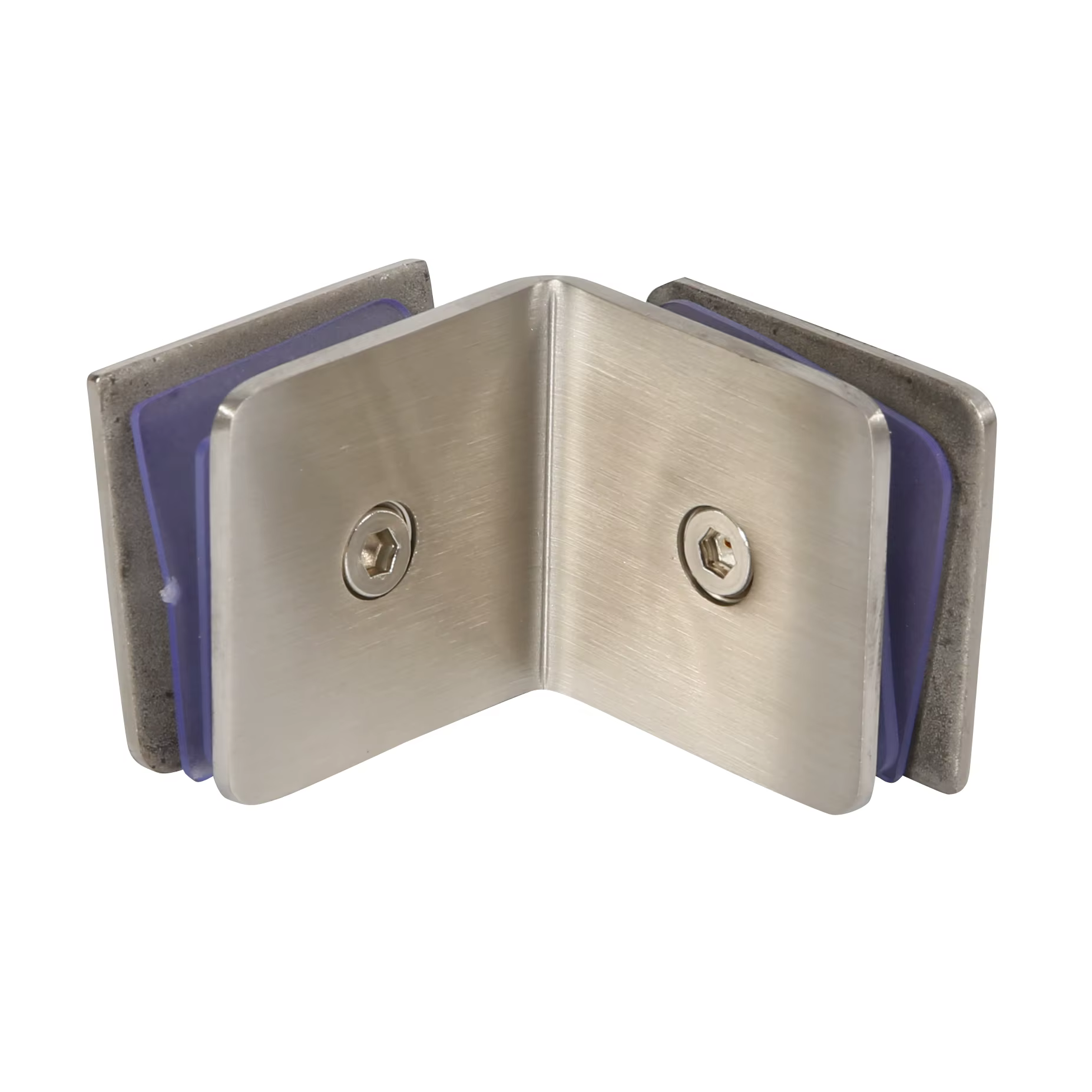 90 degree glass to glass connector